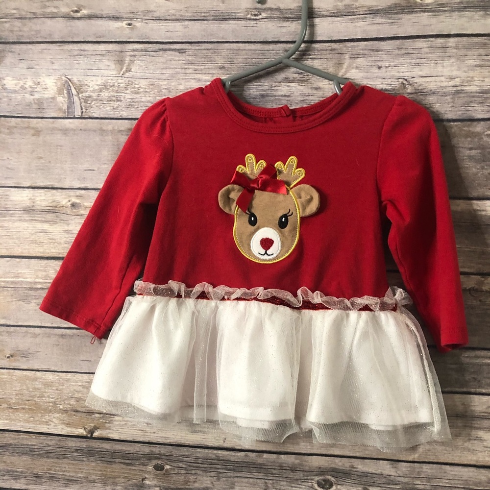 Reindeer Christmas Dress - Picture 2 of 5